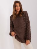 Sweter BA-SW-8047.92P ciemny brązowy