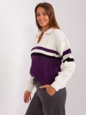 Sweter BA-SW-8054.91P ciemny fioletowy