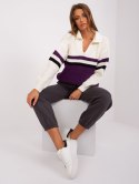 Sweter BA-SW-8054.91P ciemny fioletowy