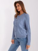 Sweter AT-SW-2346-2.99P szaro-niebieski