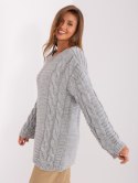 Sweter BA-SW-8047.92P szary