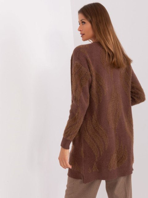 Sweter AT-SW-234501.00P brązowy