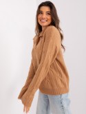 Sweter AT-SW-2349-2.27 camelowy