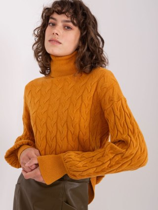 Sweter AT-SW-2348.93 ciemny żółty