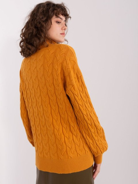 Sweter AT-SW-2348.93 ciemny żółty