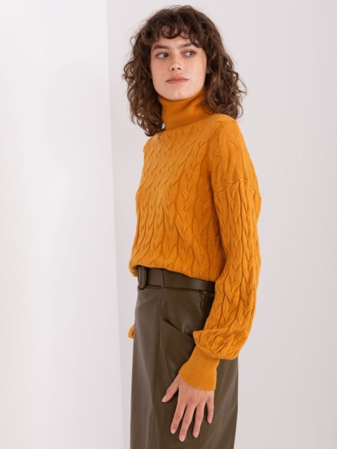 Sweter AT-SW-2348.93 ciemny żółty