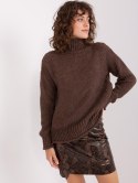 Sweter BA-SW-8049.93P ciemny brązowy