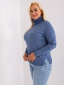 Sweter PM-SW-PM-3681.05P szaro-niebieski XL/XXL