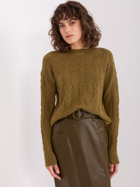 Sweter AT-SW-2340.10 khaki