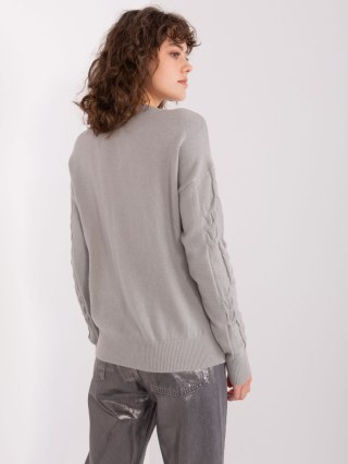 Sweter AT-SW-2340.80 szary