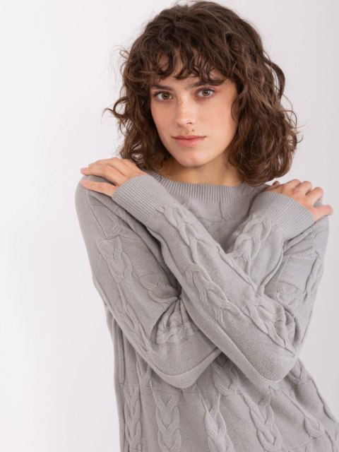 Sweter AT-SW-2340.80 szary