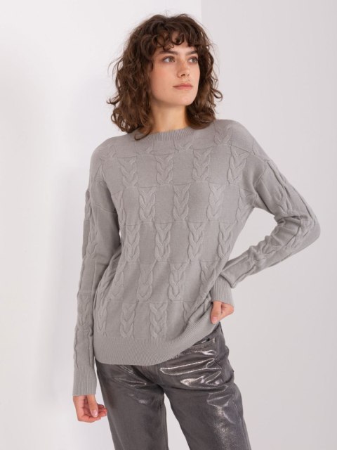 Sweter AT-SW-2340.80 szary