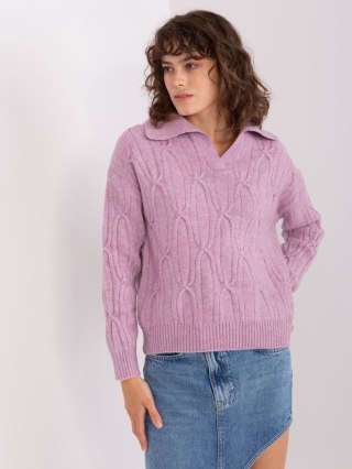 Sweter AT-SW-2349-2.96 jasny fioletowy