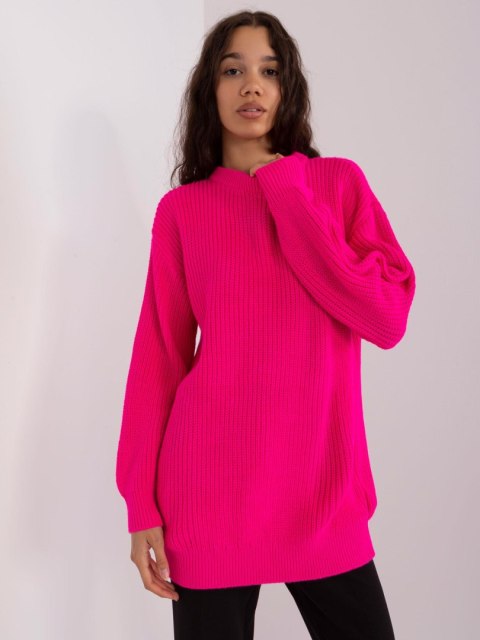 Sweter BA-SW-0315.25P fluo różowy