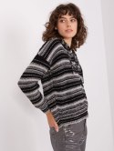 Sweter BA-SW-8000.56P szaro-czarny