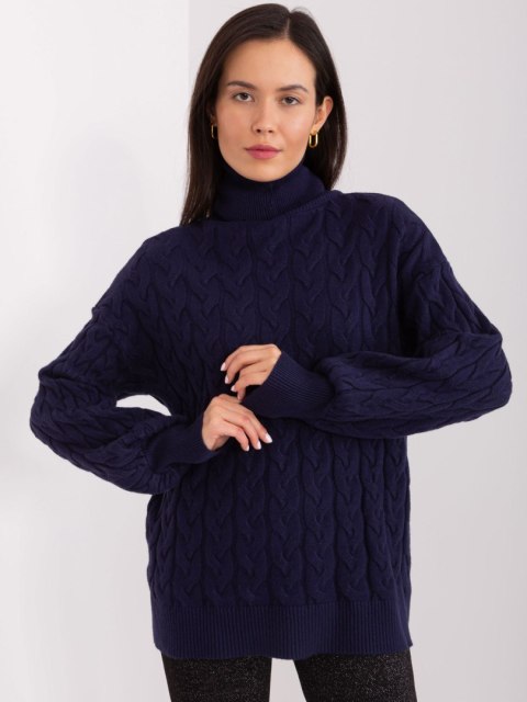 Sweter AT-SW-2348.88 granatowy