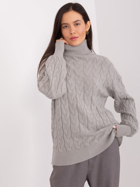 Sweter AT-SW-2348.88 szary