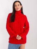 Sweter AT-SW-2348.95 czerwony