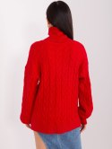 Sweter AT-SW-2348.95 czerwony