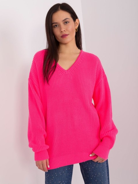 Sweter BA-SW-8029.94P fluo różowy