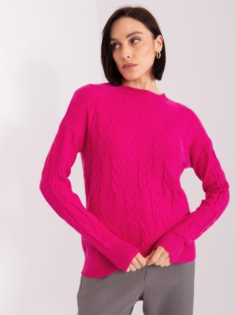 Sweter AT-SW-2340.10 fuksjowy