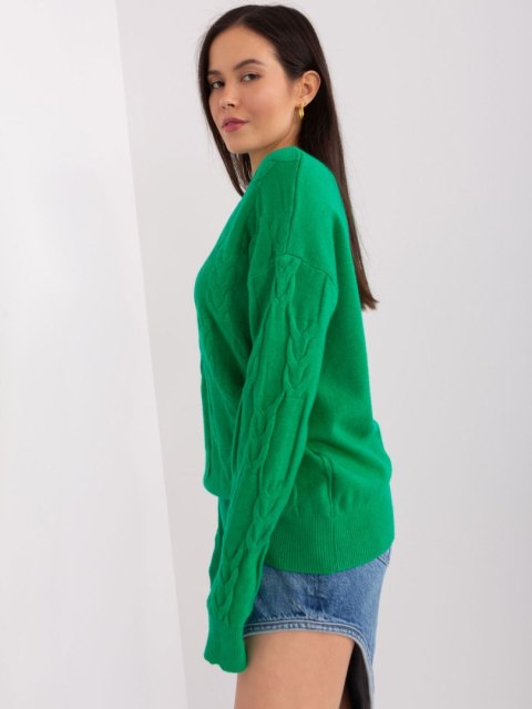 Sweter AT-SW-2340.22 zielony