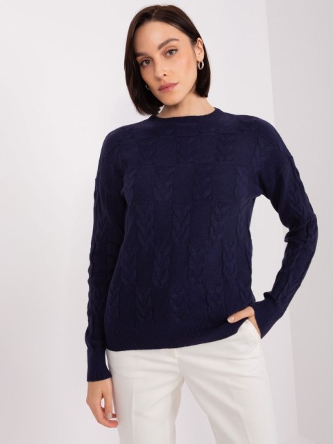 Sweter AT-SW-2340.80 granatowy