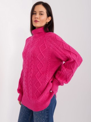 Sweter AT-SW-2355-2.30X fuksjowy