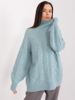 Sweter AT-SW-2355-2.30X mietowy