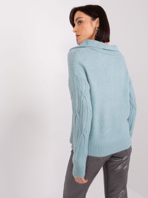 Sweter AT-SW-2349-2.96 mietowy