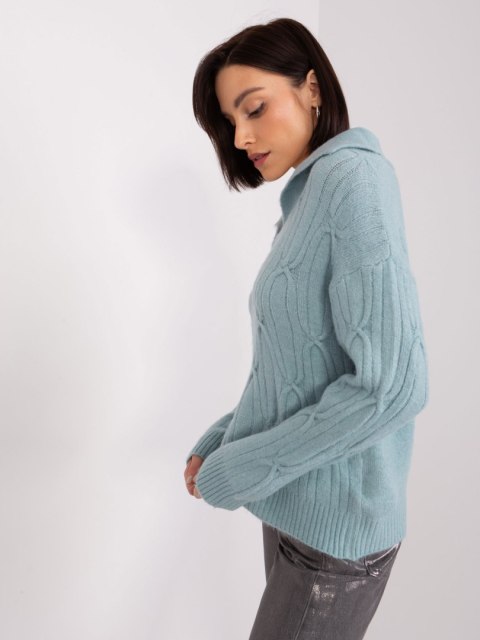 Sweter AT-SW-2349-2.96 mietowy