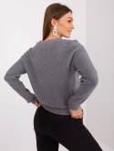 Sweter PM-SW-PM895.40P ciemny szary M/L