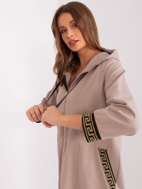 Bluza PM-BL-6792.96P ciemny bezowy S/M