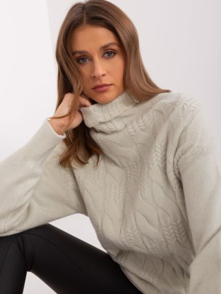 Sweter AT-SW-23401.97P mietowy