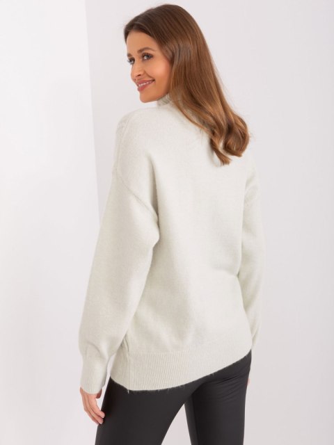 Sweter AT-SW-23401.97P mietowy