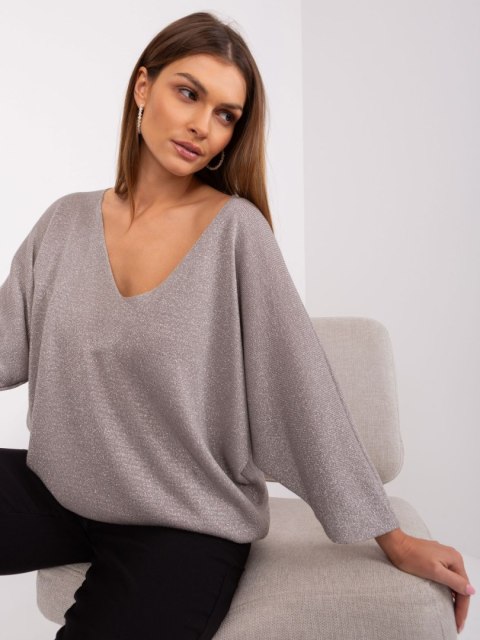 Sweter GL-SW-DY9517.29 ciemny bezowy