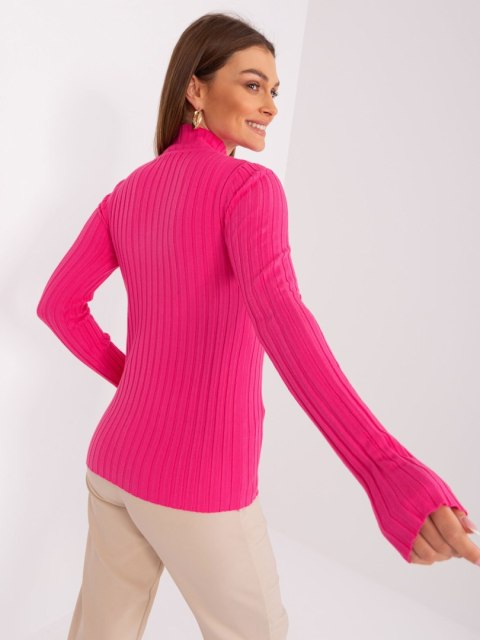 Sweter PM-SW-9747.09 ciemny różowy M/L