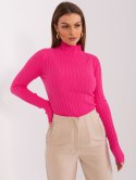 Sweter PM-SW-9747.09 ciemny różowy M/L