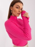 Sweter PM-SW-9747.09 ciemny różowy M/L