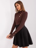 Sweter PM-SW-PM-3217.08 ciemny brązowy M/L