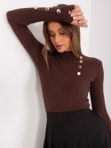 Sweter PM-SW-PM-3217.08 ciemny brązowy M/L