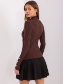 Sweter PM-SW-PM-3217.08 ciemny brązowy M/L