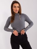 Sweter PM-SW-PM-3217.08 ciemny szary M/L