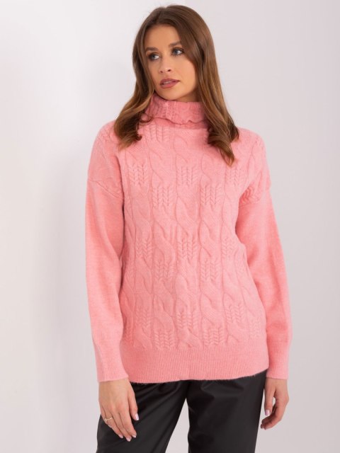 Sweter AT-SW-23401.97P łososiowy