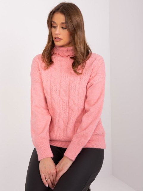 Sweter AT-SW-23401.97P łososiowy