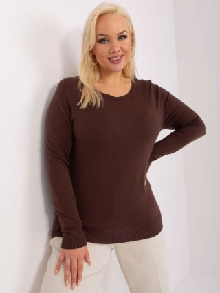 Sweter PM-SW-PM-3006+1.11 brązowy XL/XXL