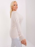 Sweter PM-SW-PM-3006+1.11 jasny beżowy XL/XXL