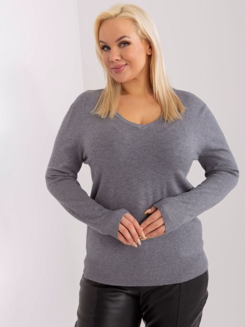 Sweter PM-SW-PM-3007+1.18 ciemny szary XL/XXL