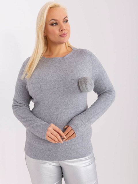 Sweter PM-SW-PM-3706.10X szary L/XL