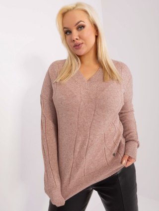 Sweter PM-SW-PM688.64 ciemny bezowy XL/XXL